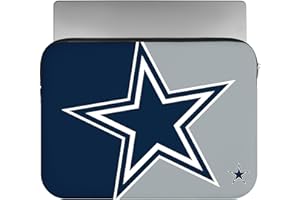 FOCO NFL Official 15" Inch Colorblock Primary Logo Zipper Laptop Computer Sleeve Case Bag