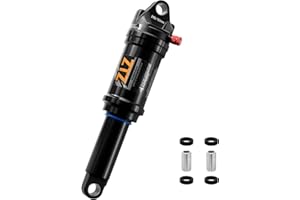 Bike Rear Shock, Air Pressure Shock Absorbers, 125/150/165/190/210mm, 20/30/35/50/60mm Travel, Hydraulic Rear Suspension Shoc