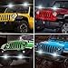 AMBOTHER Off Road Lights, 2pcs 7'' Triple Row 40leds Super Bright LED Light Bar Spot Flood Combo LED Lights Driving Lights Waterproof Led Work Fog Lights for Truck Jeep Boat Pick Up UTV ATV Marine