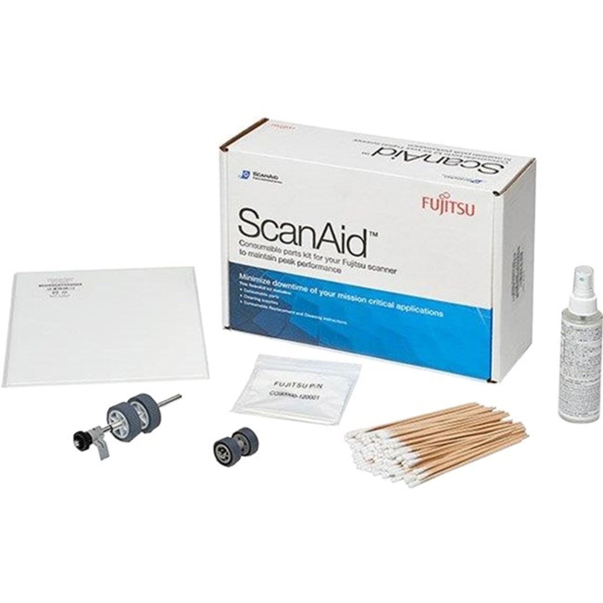 ScanAid Cleaning Supplies and Consumables Kit for RICOH ScanSnap iX500, iX1400, iX1500, iX1600