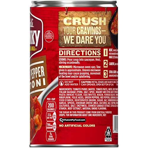 Campbell's Chunky Sausage & Pepper Rigatoni Soup, 18.8 oz. Can - Thumbnail 5