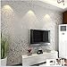 QIHANG Sliver Gray Victorian Damask Embossed Textured Home Decoration Wallpaper 0.53m x 10m=5.3㎡
