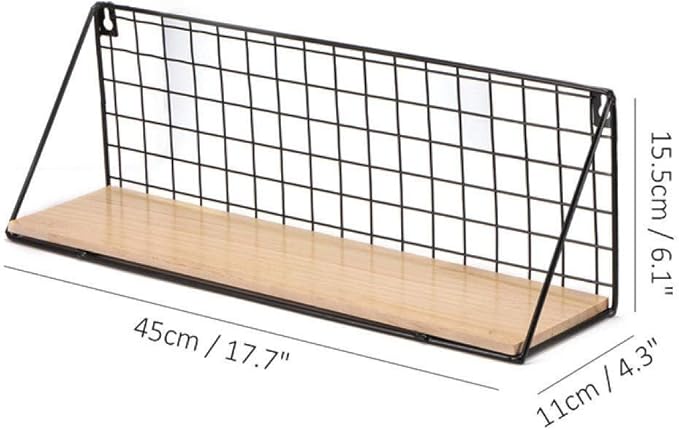 WERTY Regalwand Anzeigen-Aufbewahrungsbehälter Korb