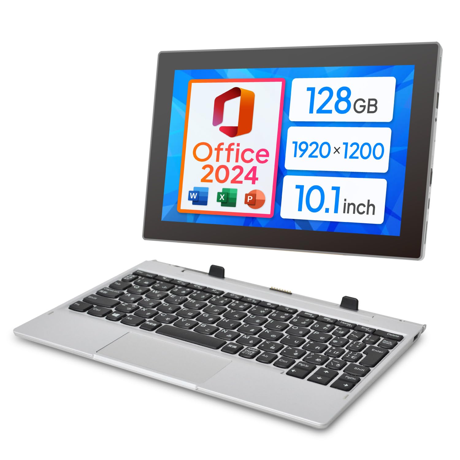 NEC 10.1 Tablet VKF11U / 8th Generation Celeron / Memory: 4GB / SSD: 128GB / Win11 / MS Office 2024 / Webcam / Genuine Keyboard Set / Touch Panel / HDMI / Built-in Speaker / Ryonan (Refurbished)