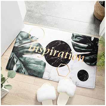 Jjek Tapetes de Las Puertas Almohadilla de Entrada de algodón