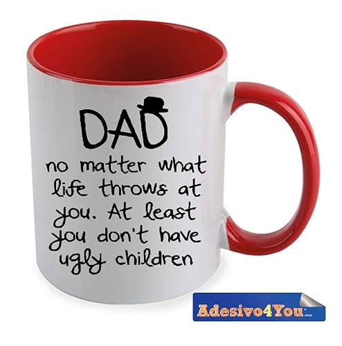 Regalo Fidanzato Natale.Tazza Babbo Papa Festa Del Babbo Superbabbo Regali Ricorrenze Natale Fidanzato Fidanzata Adesivo4you Amazon It Handmade