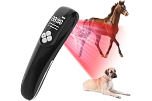 3-in-1 Cold-Laser-Therapy-Device for Horse - Upgraded NMES/TENS (3 Levels) Red Light Therapy Device for Dogs, Cats - Portable