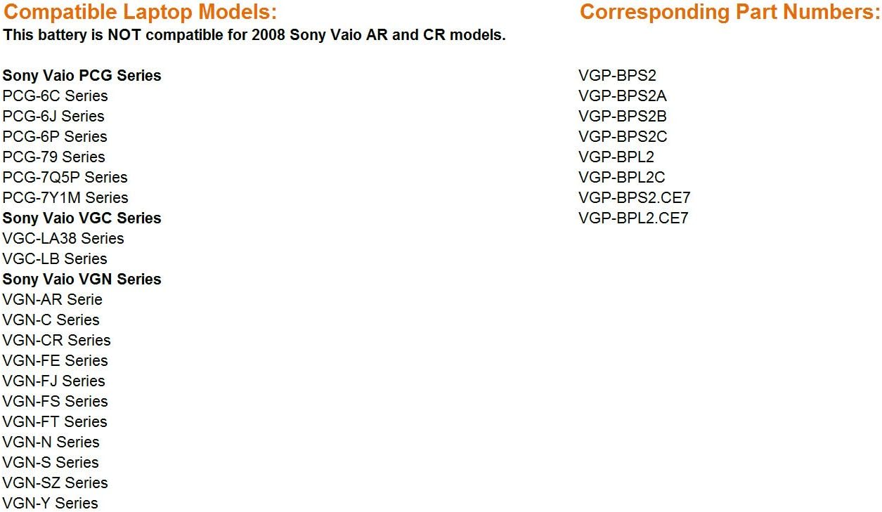 Lb1 High Performance New Battery For Sony Vaio Pcg 6q1l Laptop Notebook Computer 6 Cells 4400mah 11 1v 18 Months Warranty Amazon Co Uk Computers Accessories