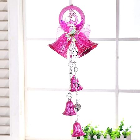 Decorazioni Natalizie Pendenti.Xxccxx Decorazioni Natalizie Ornamenti Per Alberi Di Natale Campane Pendenti A Corde Centri Commerciali Finestre Di Hotel Ornamenti Per Finestre Disposizione Della Scena Rosso 50 Cm Amazon It Casa E Cucina