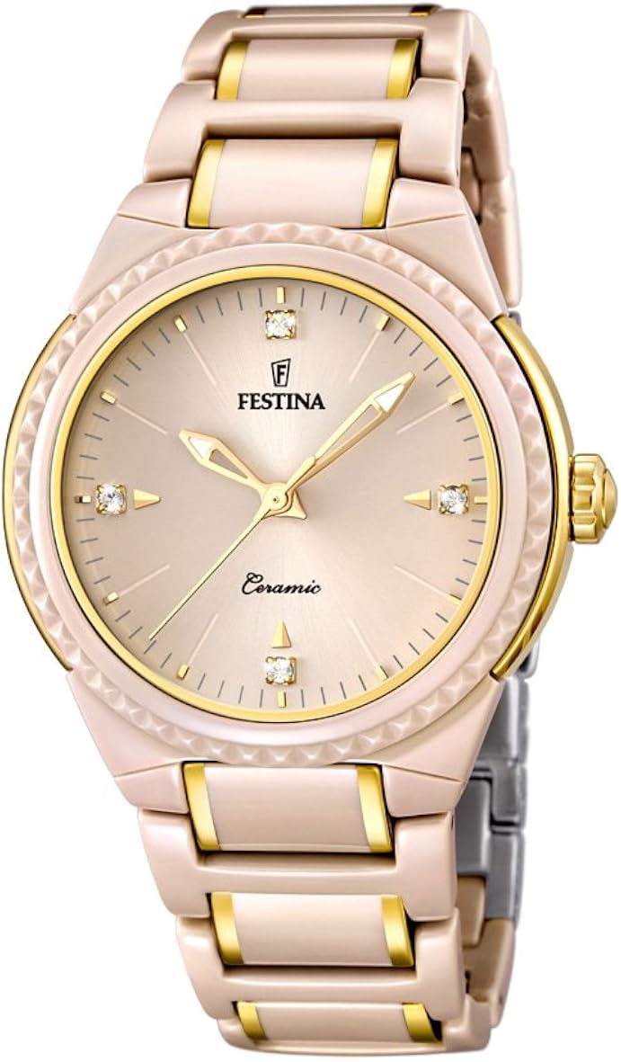 Montre Femme Festina Analogique Quartz - Bracelet Acier Inoxydable, Cadran 32 Mm, étanchéité 5 ATM, Verre Minéral