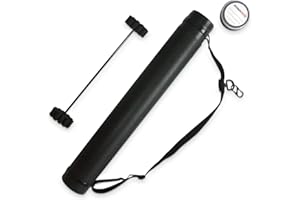 BOWSOUL Arrow Tube Case Adjustable and Extendable Archery Arrow Holder Archery Quivers for Hunting, Target Shooting-Protective EVA Foam Arrow Insert Included