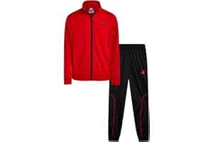PUMA Boys Pants Set - 2 Piece Tricot Athletic Zip Up Jacket Sweatshirt and Active Jogger Pants - Boys Activewear Set (8-16)