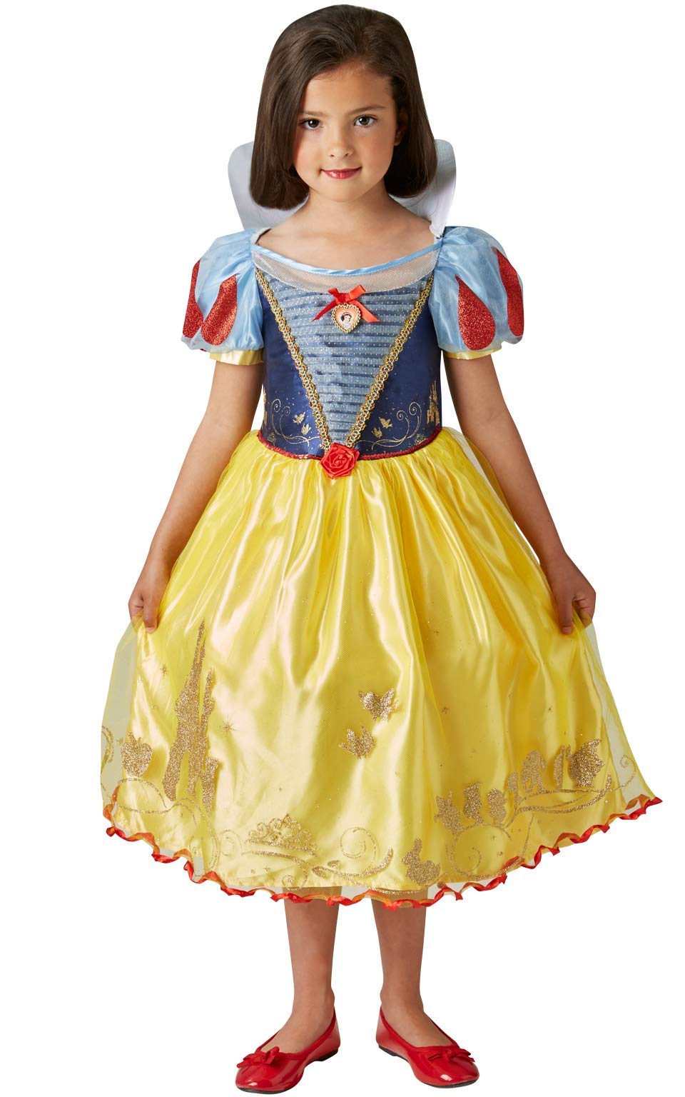 Rubie's Official Disney Princess Snow White Ballgown Girls Costume, Childs Size Small Age 3-4 Years