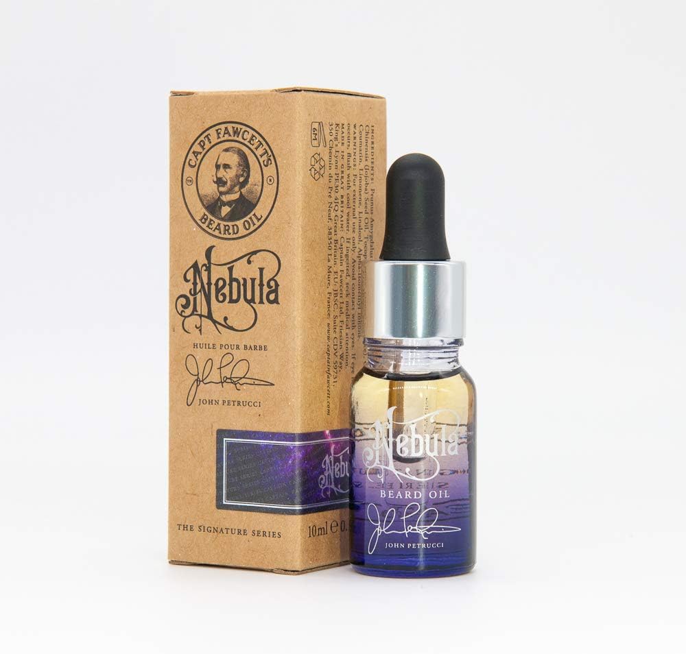 Captain Fawcett John Petrucci's Nebula Beard Oil 10ml, 10 ml (Pack of 1)