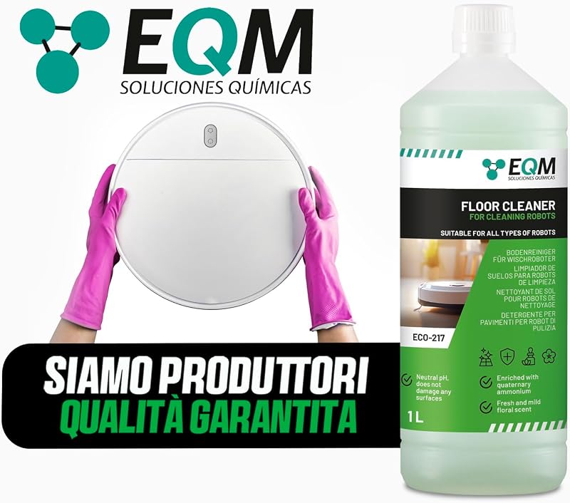 EQM - ECO-217 - Detergente per Robot Lavapavimenti 1L - Aroma Floreale