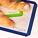 TTLIFE Set of 3 Silicone Baking Mat with Measurements- 2 X Standard Half Sheet, 1 X Toaster Oven - Nonstick Heat Resistant Liners for Cookie Sheets, Easy to Clean and Reusable, FDA Approved