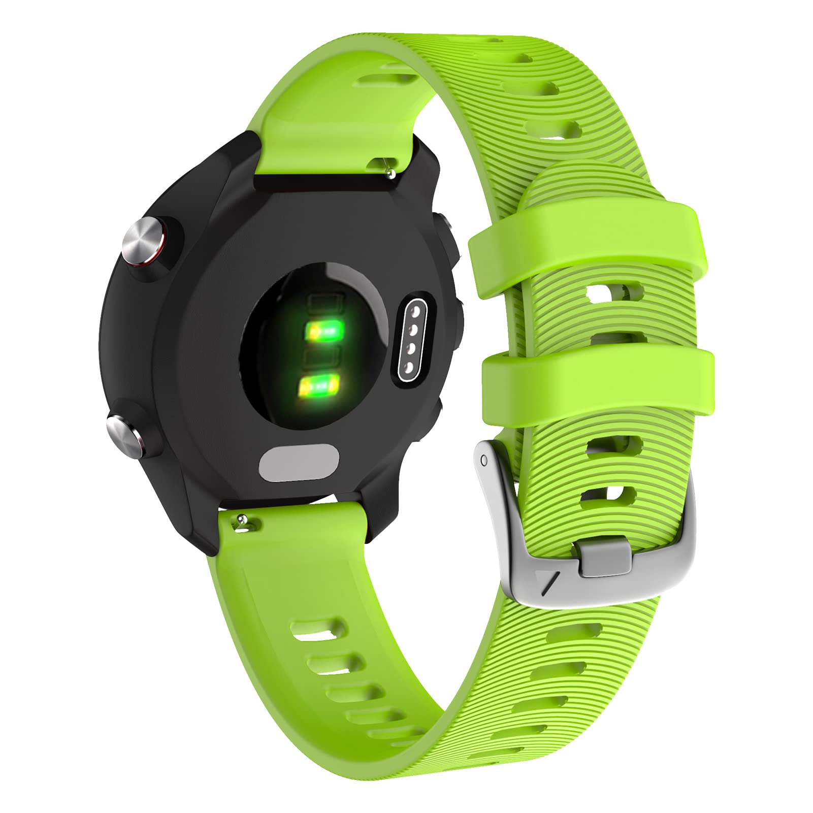 Strap for Garmin Forerunner 245/645 Music,20mm Width Starp for Garmin Vivoactive 3/Vivoactive 3 Music (Green)