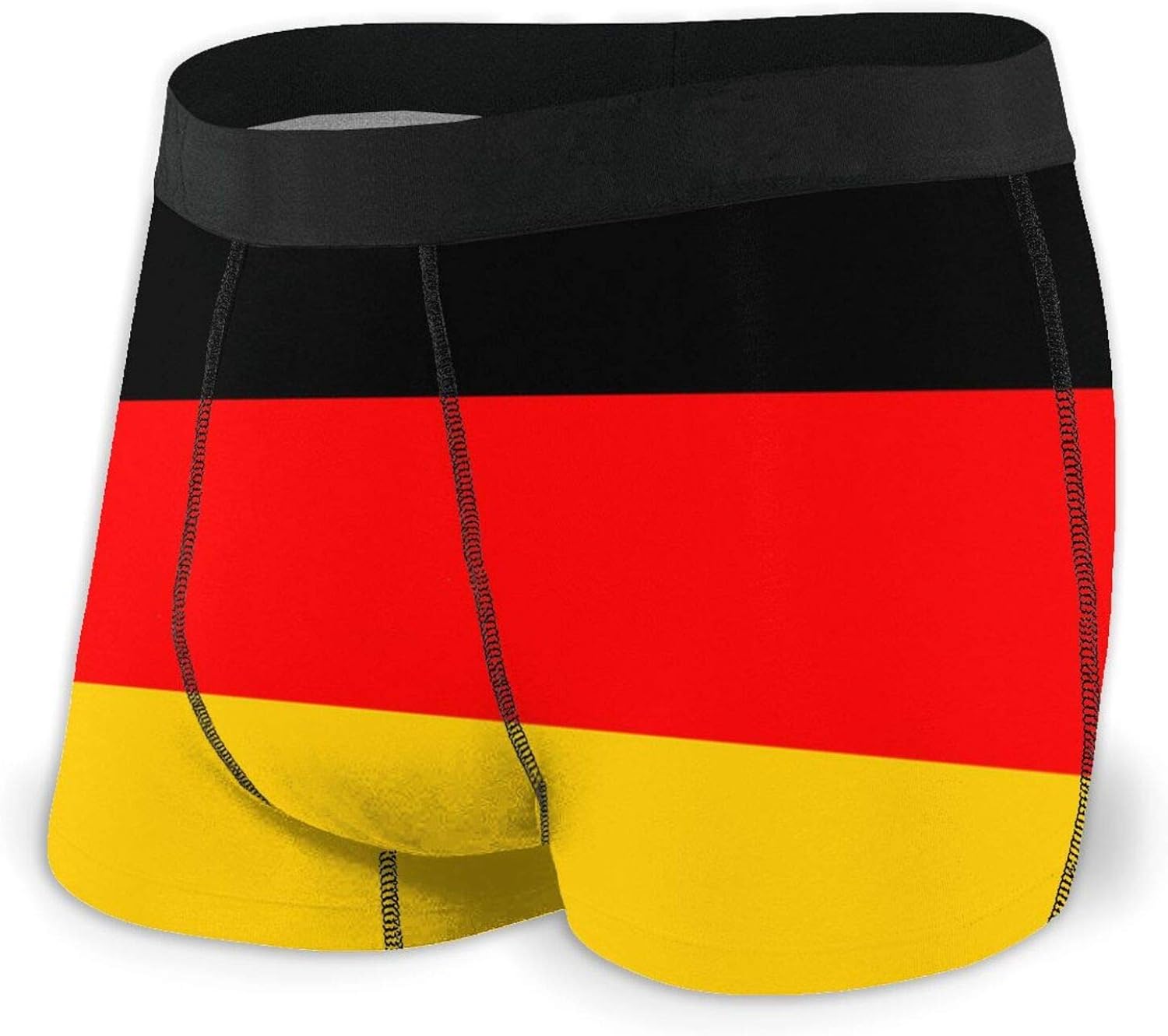JohnKi10 German Flag Man's Soft Short Leg Boxer Briefs