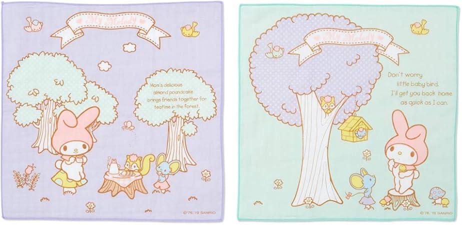 Amazon Co Jp サンリオ Sanrio マイメロディ ガーゼハンカチ2枚セット 服 ファッション小物