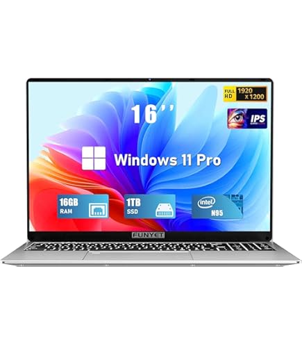 Amazon.com: FUNYET 2026 Gaming Laptop Computer Windows 11 Pro, 16