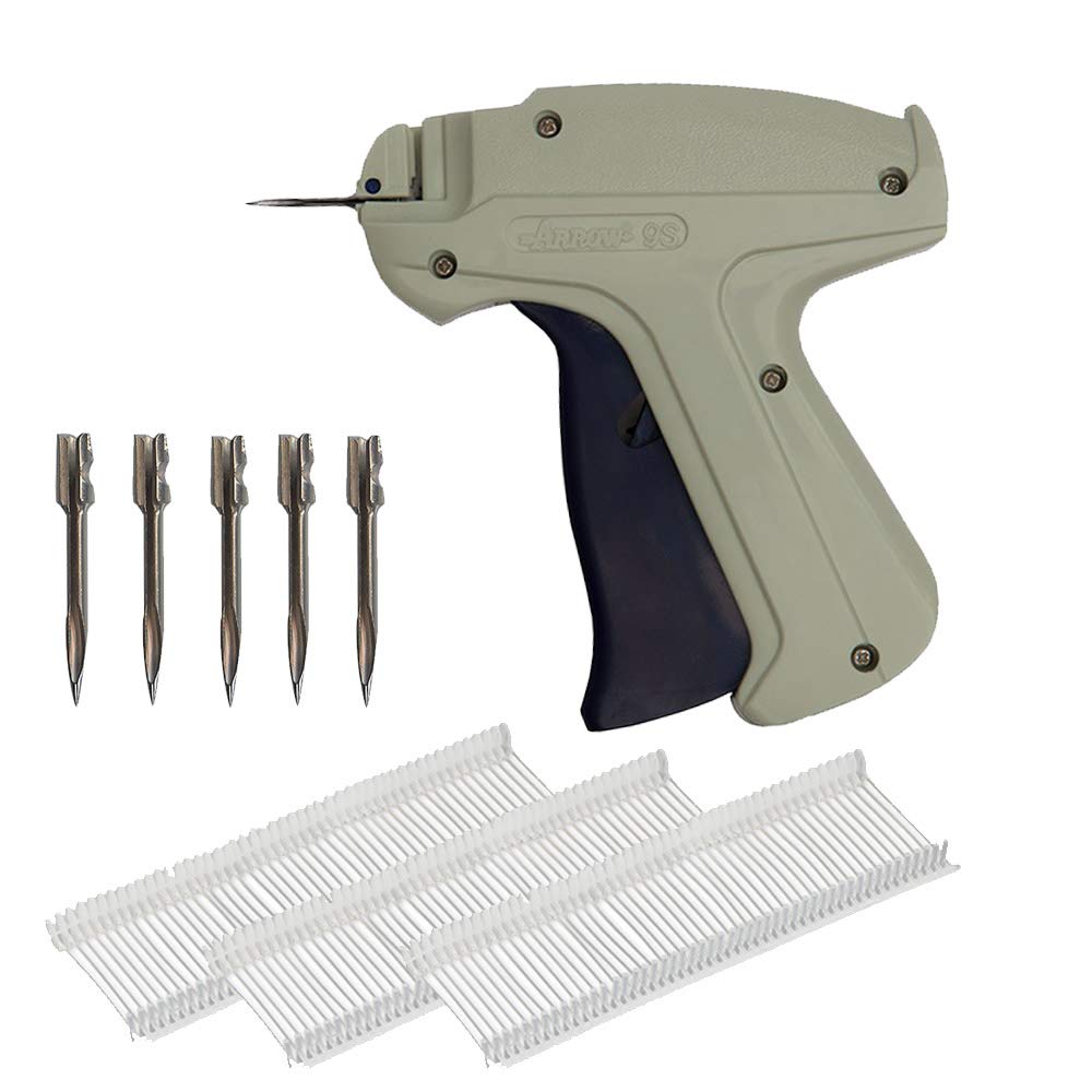 Arrow 9S Tagging Gun Set + 5 Spare Needles + 5,000 Tacking Threads of Your Choice | Tag Gun (25 mm)