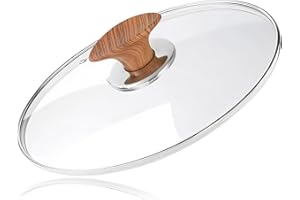 10 Inch Pan Lid, Tempered Replacement Pan Cover, 6,8,9.5,10.5,11,12,12.5 Inch Universal Glass Lids for Pots and Pans