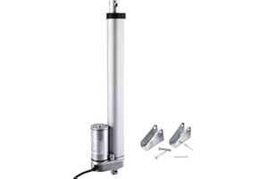 Homend DC12V 10inch Stroke Linear Actuator with Mounting Bracket 900N(225lbs) Maximum Lift 10mm/s for Recliner TV Table Lift Massage Bed Electric Sofa Linear Actuator