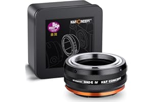 K&F CONCEPT Lens Mount Adapter M42-NEX IV Manual Focus Compatible with M42 Lens and Compatible with Sony E Mount Camera Body