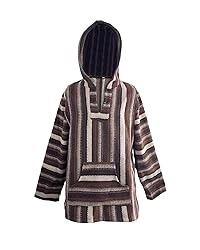 chigemianbaoba Mexican Baja Hoodie Knit Hippie Drug