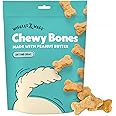 Wiggles & Wags 1 Soft Chews Peanut Butter Recipe Bone-Shaped (1-6 oz) Bag