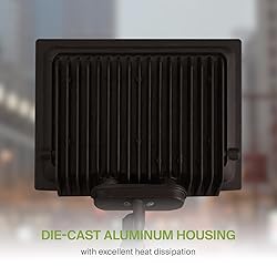 ASD 50W LED Flood Light Outdoor, 120V 5100 Lm 5000K
