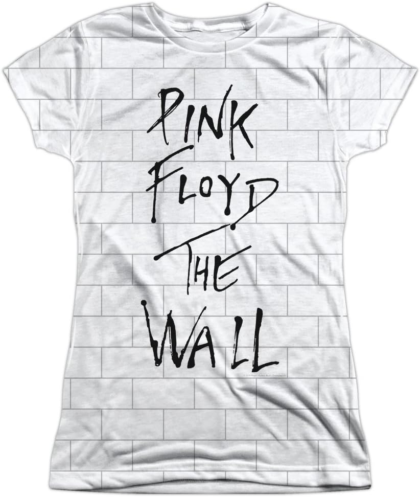 Pink Floyd The Wall (Front Back Print) Juniors Sublimation T Shirt 2X White