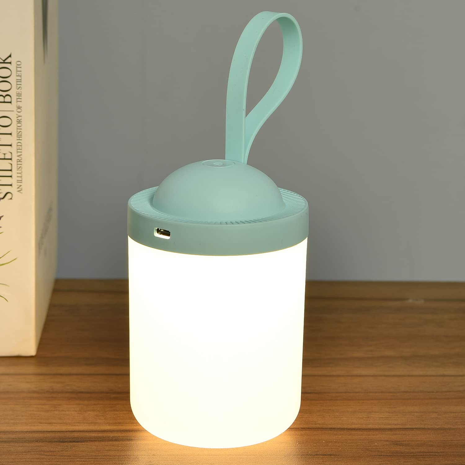 Photo 1 of Kids Lantern Night Light,STARTOGO Portable Lamp Battery Powered,3000K Eye-Caring Warm Light,Stepless Dimmable,Rechargeable LED Tent Lantern,Perfect as Nursery Night Lights,Kids Camping Lantern.Blue