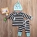 Newborn Baby Boys Girls Clothes Long Sleeve Tops Pants Trousers Hat Outfits Set