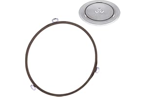 PEIXIONG 7 Inch Microwave Turntable Ring Microwave Roller Ring, Glass Plate Tray Support Holder, Replacement Inner Ring - for Microwave Oven Glass Turntable Plate, Roller Height 14 mm