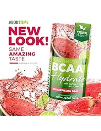 Acerca de la hidratación a base de plantas con L-glutamina y electrolitos (Non-GMO, libre de gluten, extracto de fruta de monje) – lima de sandía, 20 raciones