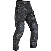 G3 Combat Pants with Knee Pads Tactical Military Trousers Hunting Camo Pants for Men Rip-Stop Airsoft Gear