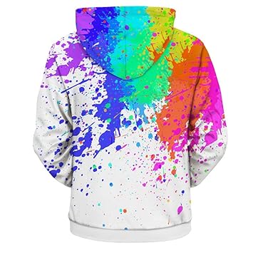 sudadera de colores arcoiris