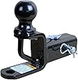 ATV TEK, Trio HD Receiver 2 Inches Multi-Purpose Hitch with Ball Mount, Heavy-Duty Tow Hitch
