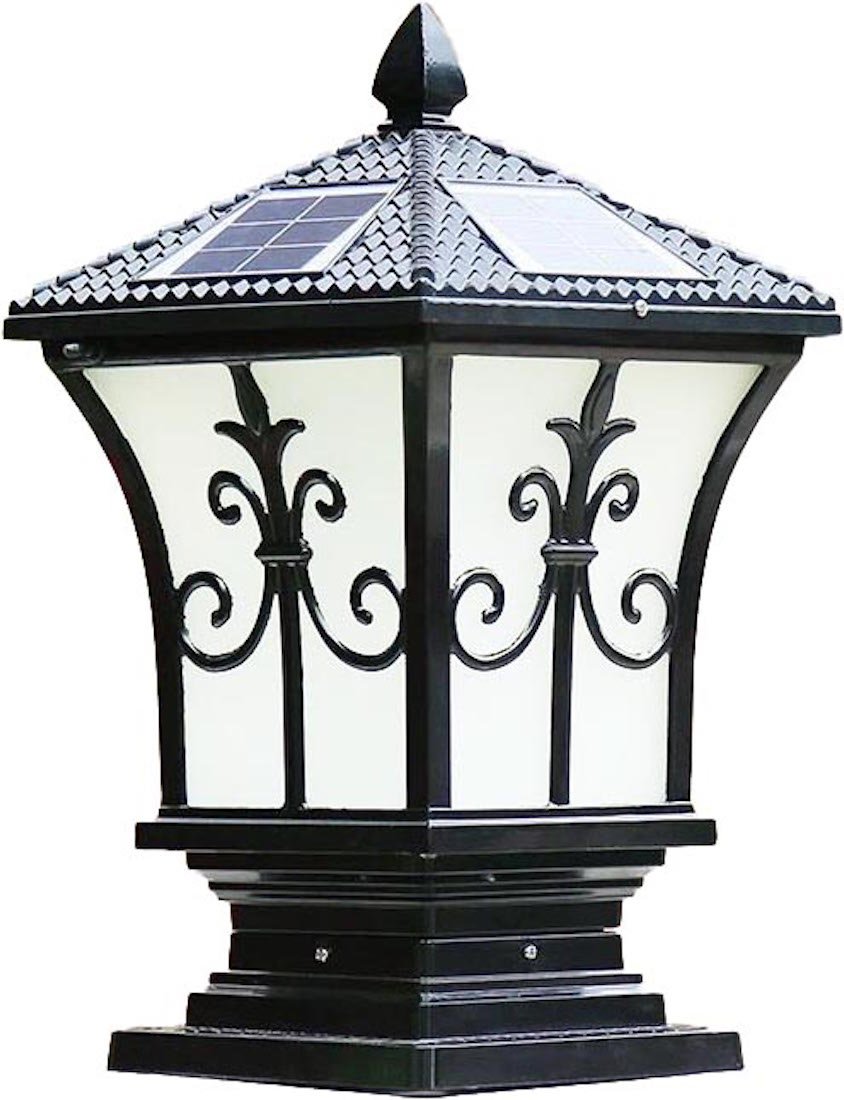 barrette solar post caps on Solar Post Cap Diameter 9 45 Inch Height 17 7 Inch Solar Powered Post Caps Black Hometown Market The Stylish Extra Large Solar Post Cap Lights Or Solar Pillar Spotlights Tools Home Improvement