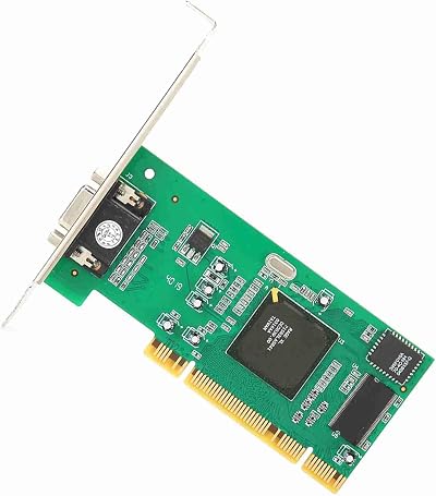 cigemay Graphics Card 8MB 32Bit PCI VGA Multi-Display Desktop Computer Display