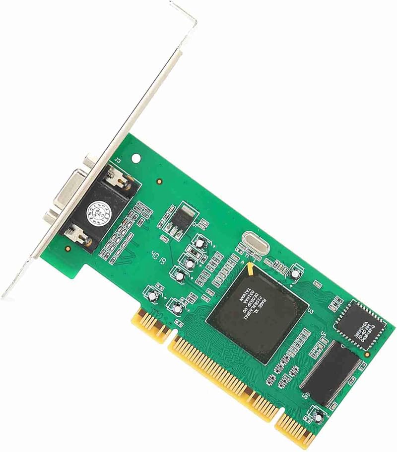 cigemay Graphics Card 8MB 32Bit PCI VGA Multi-Display Desktop Computer Display