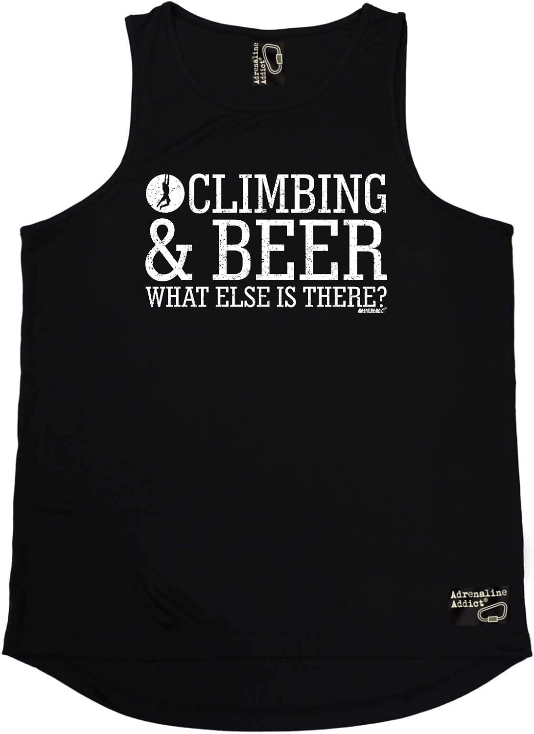 Rock Climbing Vest Climbing and Beer What Else is There Dry Fit