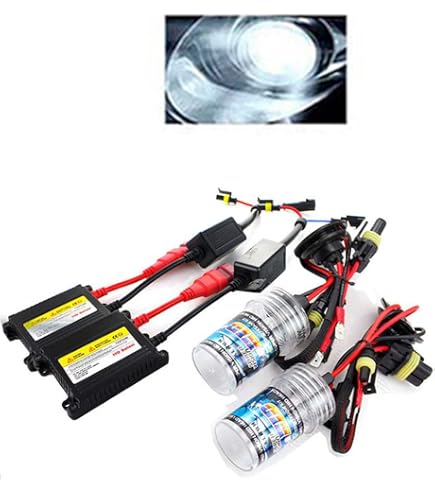 Kit Phares HID Xénon Xentec 55W 6000K Blanc Diamant - H1 Faisceau Bas - Neuf