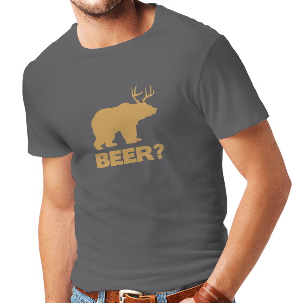 T Shirts For Bear Funny Beer Lover Gift Humorous Parodic Pub Bar Party Drinkers Enthusiast