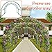 Strong Camel Greenhouse Replacement Frame for 10'X7'X6' Larger Hot Garden House , Support Arch Frame Climbing Plants/Flowers/Vegetables (10'X7'X6')
