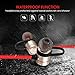 Bluetooth Wireless Earphones with Mic Wireless Headphones Magnetic Earbuds Sport Lightweight Noise Cancelling Headsets(Red)