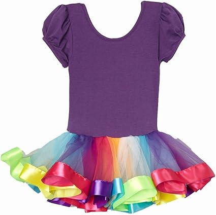 rainbow dress girl amazon