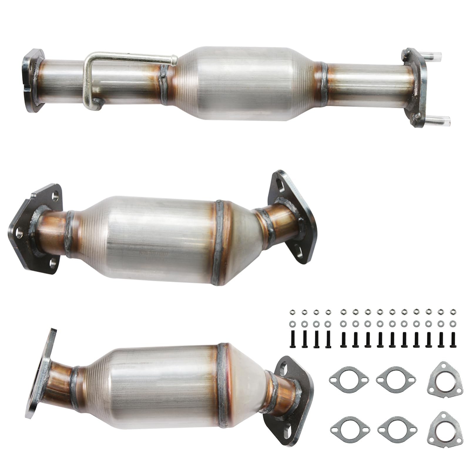 Photo 1 of VAVICARS Catalytic Converter Compatible with 2009-2017 Chevy Traverse fit GMC Acadia 2007-2017 fit Buick Enclave 2008-2017 fit Saturn Outlook 2007-2010 3.6L 3PCS (EPA Approved)1036243645
