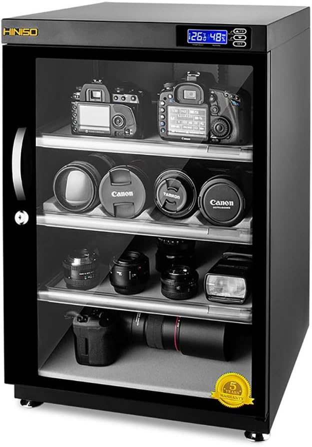 Dry Cabinet Fully Automatic Dehumidifier Home Camera Lens 90L/95L Large Capacity Silent Operation Moisture-Proof Box